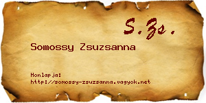 Somossy Zsuzsanna névjegykártya
